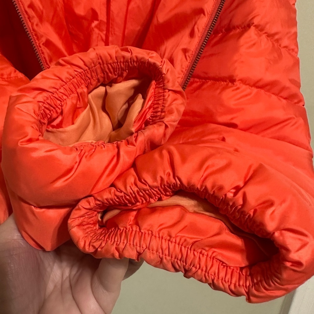 Burberry Blue Label Women's Orange Puffer Jacket - Picture 10 of 10